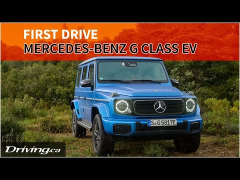 Thumbnail for First Drive: Mercedes' electric G 580 is the most seamless ICE-EV transition we've seen | Driving.ca by Pickup truck, SUV, Mercedes-Benz, Car, Vehicle, Truck