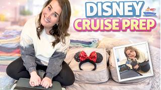 PACK & PREP WITH ME for Our Disney Cruise 🚢✨ | Outfit Planning, Packing & Trip Prep!