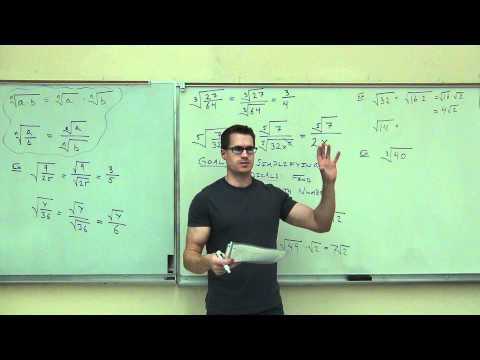 Intermediate Algebra Lecture 10.3 Part 2
