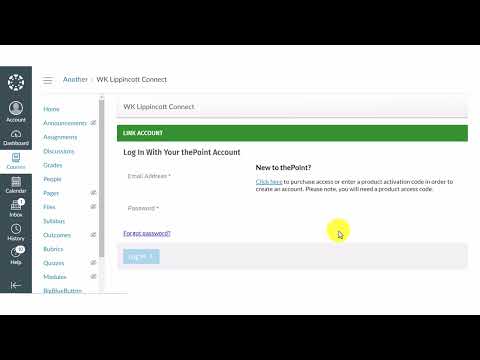 Lippincott Connect Canvas Integration Instructor Link Your Account