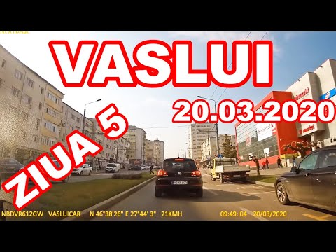 Carantina VASLUI Stare de Urgenta COVID 19 - Video 20 martie 2020 LOCKDOWN