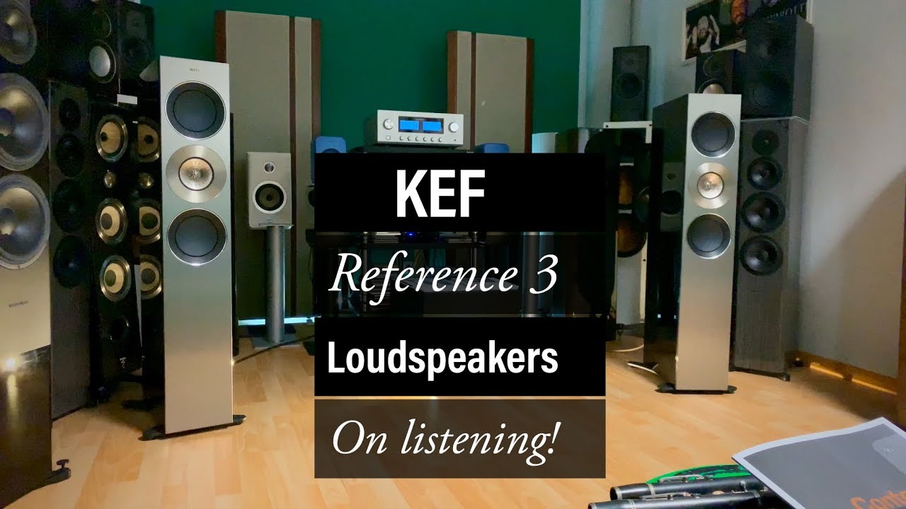 KEF REFERENCE 3 - Speakers for men