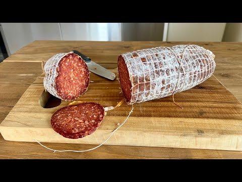 Homemade Hungarian salami - How to Make Salami at home