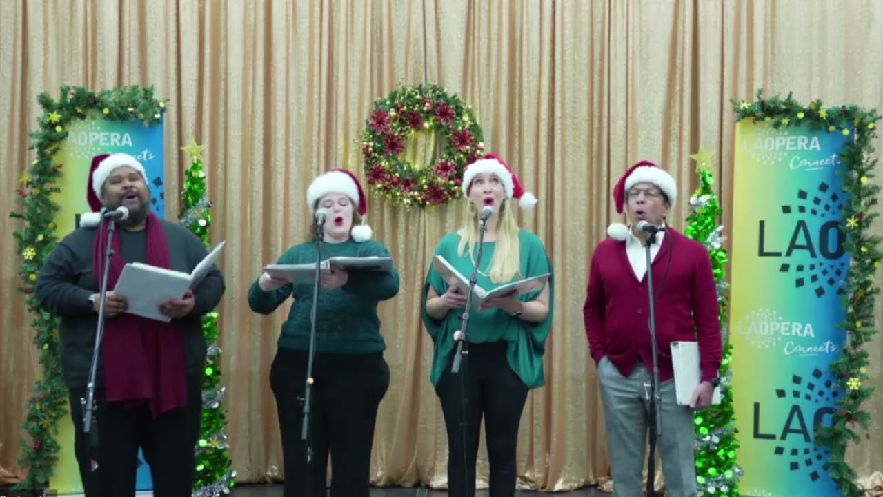 Promotional video thumbnail 1 for LA Opera Holiday Caroling