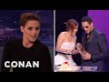 KRISTEN STEWARTs French Oscar Freakout - CONAN.