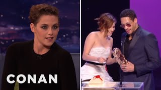 Kristen Stewart's French Oscar Freakout  - CONAN on TBS