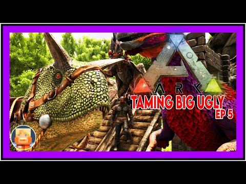ARK Survival Evolved Gameplay 2021: Ep 5 Solo Taming a Carno on The Island. Let's Play