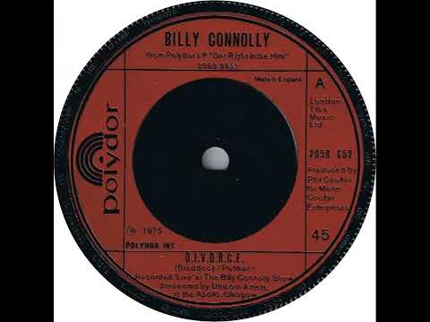 UK New Entry 1975 (269) Billy Connolly - D.I.V.O.R.C.E.