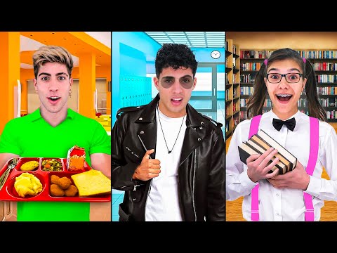 TIPOS DE PERSONAS EN EL COLEGIO !!