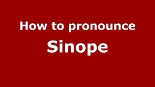 How to pronounce Sinope