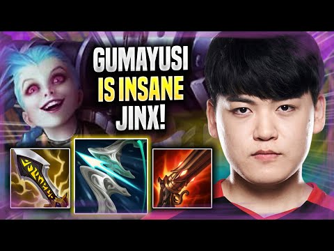 GUMAYUSI IS INSANE WITH JINX! - T1 Gumayusi Plays Jinx ADC vs Ezreal! | Season 2022