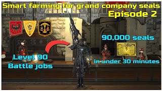 FFXIV endwalker how to farm 90,000 grand company seals with battle jobs in under 30 mins
