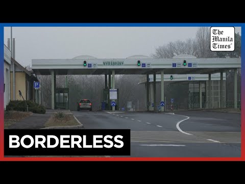 Images of the Hungary-Romania border as Romania fully joins Schengen zone