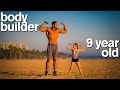 BODYBUILDER vs MY DAUGHTER - Adorable Fitness and Gymnastics Challenge