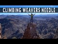 Climbing Weavers Needle - Superstition Wilderness, Arizona