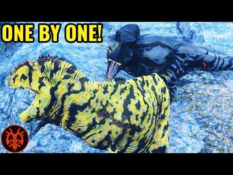 Tyrannotitan Destroys a HUGE Herbivore Pack & Mixpacks | Path of Titans Official PvP