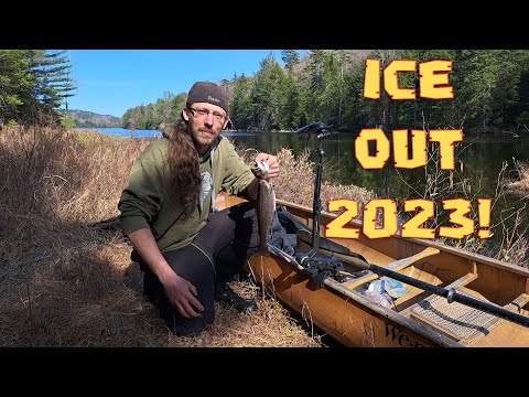 Adirondack Canoe Camping 2023 Ice Out | Trout Fishing, Wild Weather and Memorable Days