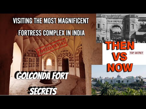DEST 17K: INDIA'S FINEST FORTRESS COMPLEX-ALL SECRETS REVEALED -Golconda Fort Hyderabad tour 2024