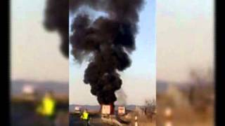 preview picture of video 'Camión incendiado'