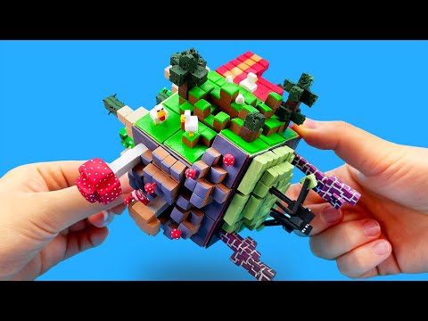 Making Minecraft 3x3 Rubik’s Cube | Part 1 🌎 Clay DIY