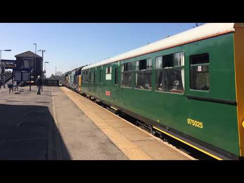 37422+37425 & Saloon Coach Caroline passes Eaglescliffe working the 2Z01 Derby R.T.C. to Edinburgh