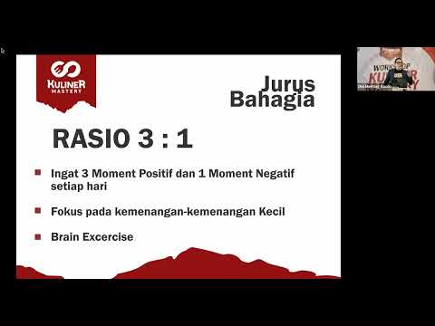 Rekaman Workshop Kuliner Mastery  | Sesi 1 : Minggu, 12 April 2026