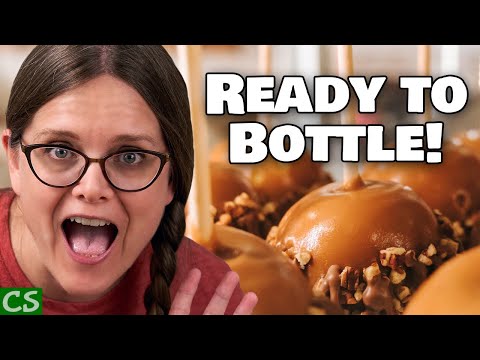 Caramel Apple Bochet Mead Finishing and Bottling