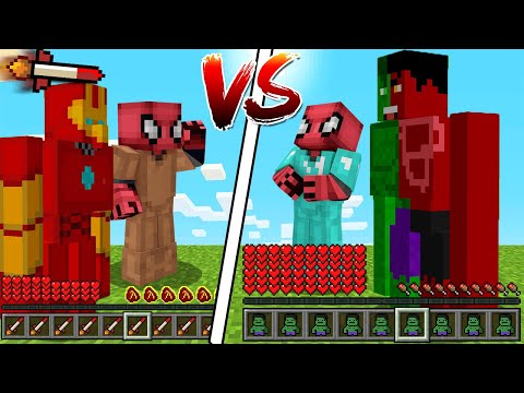 FAKİR GOLEM VS ZENGİN GOLEM (999 ELMAS KAZANAN!) - Minecraft