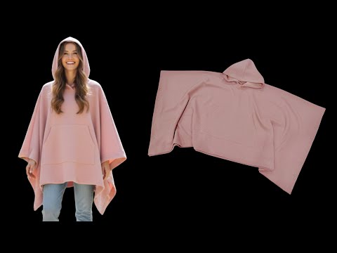 DIY Poncho | Easy Sewing Tutorial for Beginners