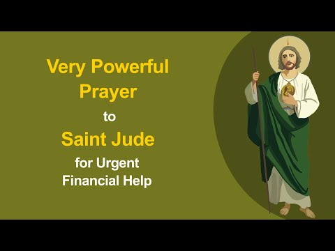 VERY POWERFUL PRAYER TO ST JUDE I FOR URGENT FINANCIAL HELP #stjudefinancialpraye #stjude