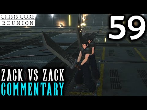 Road To 100%: Crisis Core Reunion Final Fantasy VII Walkthrough Part 59 - Zack Vs Zack