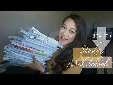How I Study in Med School Video