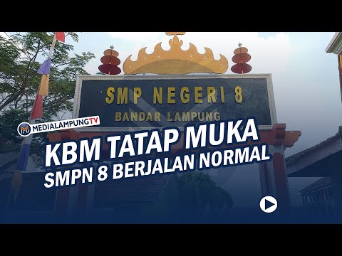 KBM Tatap Muka SMP Negeri 8 Bandarlampung Berjalan Normal