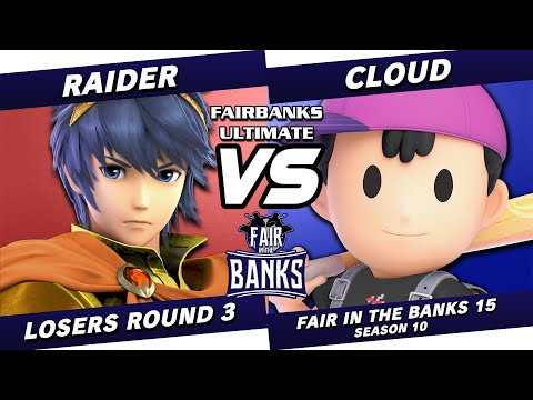 Fair in the Banks 15: Raider (Marth) vs. Cloud (Ness, Daisy) - SSBU Losers Round 3