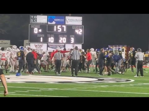 Georgia High School Football Brawl: Playoff Game Ends in Chaos!