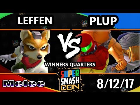 Smash Con 2017 SSBM - TSM | Leffen (Fox) vs PG | Plup (Samus, Sheik) Smash Melee WQ