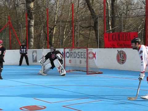 LG AZhokej Bratislava - HBK Kometa Vrútky (zostrih - šance)