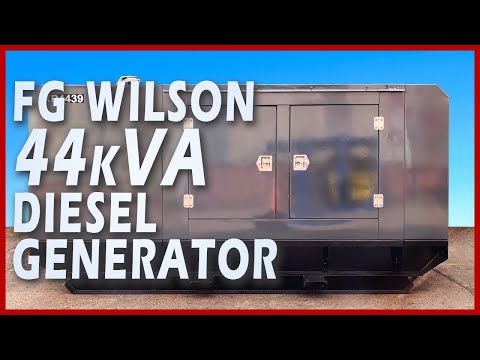 FG Wilson Perkins Diesel Generator 44kVA - XP4439 Test #perkins | #fgwilson Authorised Dealer