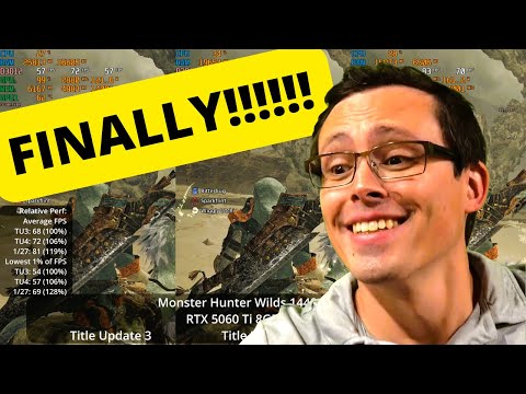 Did they finally fix the worst optimized game on PC?!? Monster Hunter Wilds PC Patch 1.040.03.01