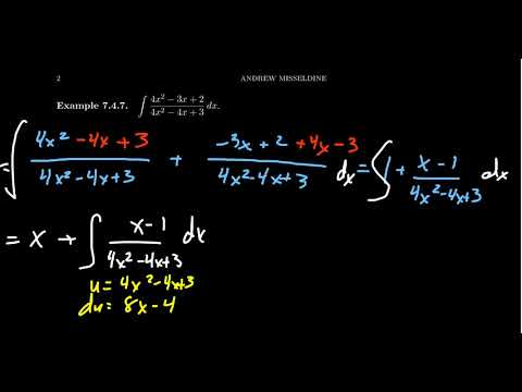 Partial Fraction Decomposition and Trigonometric Substitution
