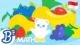 Download lagu 🇮🇩 Red Yellow Blue - Math Song (Bahasa Indonesia) | Badanamu Nursery Rhymes and Kids Learning Songs mp3