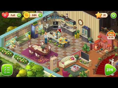 HOMESCAPES Story Walkthrough Gameplay #12 - Garden - Day 1 (iOS, Android)