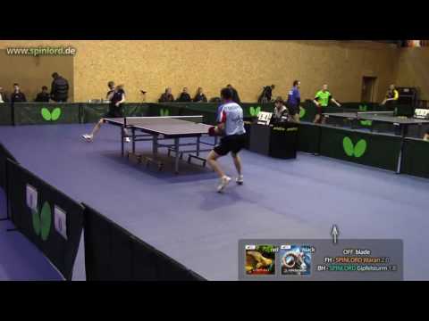 Short pips FH & BH attack: Maxim Cherepnin (Spinlord team at Superleague of Ukraine CTTC, Apr 2016)