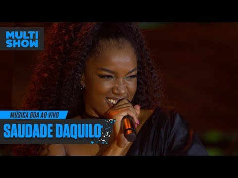IZA | Saudade Daquilo | Música Boa Ao Vivo | Música Multishow