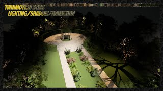 Landscape Design Animation, Cool Shadows, lighting Effect, Daytime Transition  | Twinmotion Tutorial