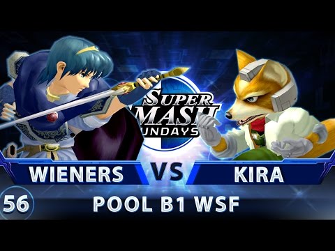 SSS 56 - TS | Wieners (Marth) vs. SSBM-T | Kira (Fox) - SSBM Pool B1 WSF - Smash Melee