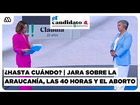 El Candidato | Capítulo 02 | ¿Hasta Cuándo? | Jara habla sobre aborto, las 40 horas y la Araucanía