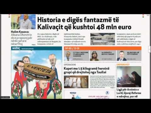 Pasqyra e shtypit të ditës-Ditë e Re- 11.05.15- Ora News