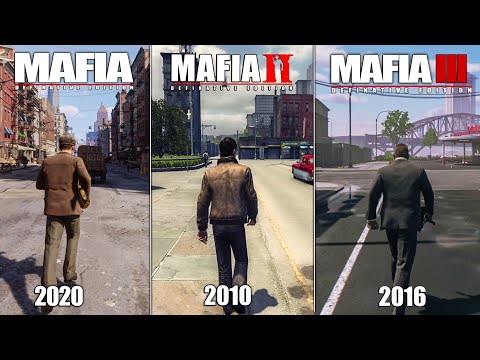 MAFIA Definitive Edition vs MAFIA 2 vs MAFIA 3 - Physics and Details Comparison | Which is Best?