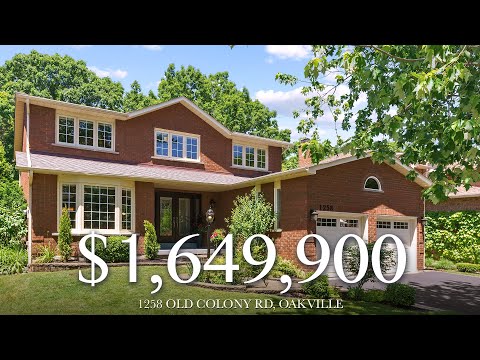 $1,649,900 - One Of Glen Abbey's Most Prestigious & Desirable Streets - 1258 Old Colony Rd, Oakville